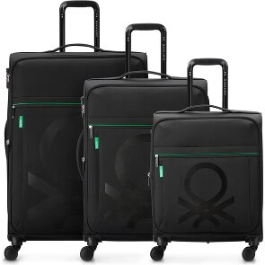 Delsey Paris x United Colors of Benetton Color Block Set de valises à 4 roulettes 3 pcs.