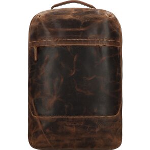 Greenburry Sac à dos de voyage Vintage en cuir, 48 cm, compartiment pour ordinateur portable