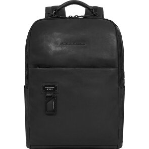 Piquadro Harper Sac à dos professionnel Cuir véritable 42 cm Compartiment ordinateur