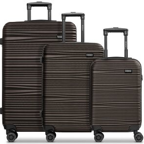 Redolz Essentials 16 3-SET 4 roulettes Set de valises 3 pièces