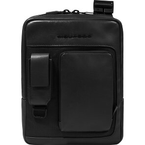 Piquadro Liko Mini sac à bandoulière Protection RFID Cuir véritable 17 cm
