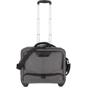 Dermata 2 roulettes Trolley d'affaires 44 cm Compartiment pour ordinateur portable