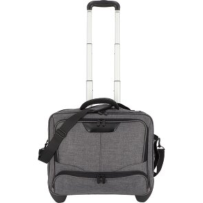 Dermata 2 roulettes Trolley d'affaires 44 cm Compartiment pour ordinateur portable