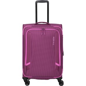 Travelite Corsiica 4 roulettes Trolley M 67 cm avec soufflet d'extension
