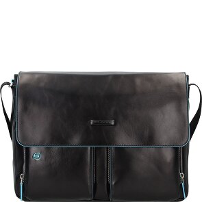 Piquadro Blue Square Messenger en cuir 37 cm Compartiment pour ordinateur portable