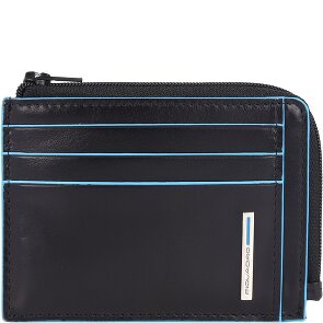 Piquadro Blue Square Porte-cartes de crédit RFID en cuir 11 cm