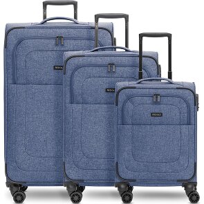 Redolz Essentials 12 THREE SET 4 roulettes Set de valises 3 pièces avec soufflet d'extension