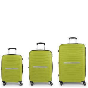 Gabol Shinyuu 4 roulettes Set de valises 3 pièces avec soufflet d'extension