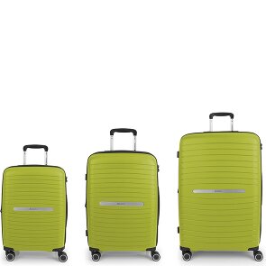 Gabol Shinyuu 4 roulettes Set de valises 3 pièces avec soufflet d'extension