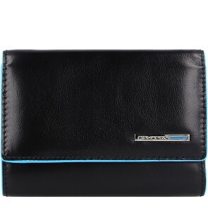 Piquadro Blue Square Porte-monnaie en cuir RFID 12 cm
