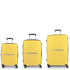 Gabol Shinyuu 4 roulettes Set de valises 3 pièces avec soufflet d'extension