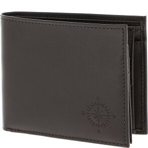 oxmox Leather Porte-monnaie Protection RFID Cuir véritable 10 cm