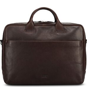 Jost Glasgow Attaché-case Cuir véritable 40 cm Compartiment ordinateur