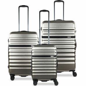 bugatti Corium Set de valises à 4 roulettes 3pcs.