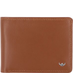 Golden Head Polo Porte-monnaie Protection RFID Cuir véritable 12 cm