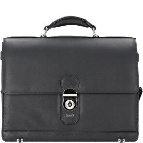 Alassio Porte-documents Monza en cuir, 38 cm, compartiment pour ordinateur portable