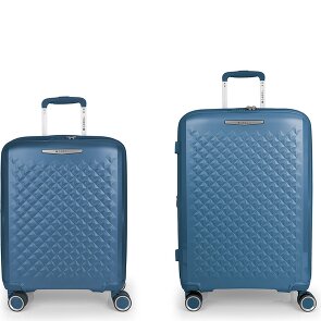 Gabol Queens 4 roues Set de valises 2 pièces avec soufflet d'extension
