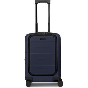 Police London 4 roulettes Trolley de cabine 55 cm Compartiment pour ordinateur portable avec soufflet d'extension