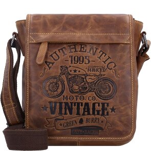 Greenburry Vintage Cafe-Racer Sac à bandoulière en cuir 23 cm