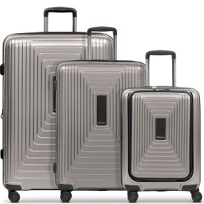 Redolz Essentials 14 4 roulettes Set de valises 3 pièces avec soufflet d'extension