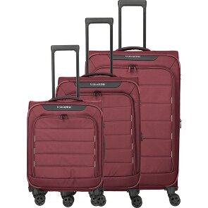 Travelite Skaii 4 roues Set de valises 3 pièces avec soufflet d'extension