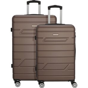 Nowi Bergamo 4 roulettes Set de valises 2 pièces