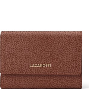 Lazarotti Porte-monnaie « Bologna » en cuir XL avec compartiment à fermeture éclair sur tout le pourtour, Cuir, 14 cm