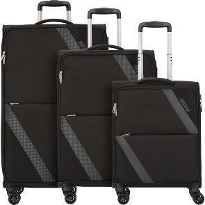 American Tourister Star Max 4 roulettes Set de valises 3 pièces avec soufflet d'extension