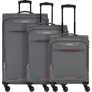 American Tourister Street Roll 4 roulettes Set de valises 3 pièces avec soufflet d'extension