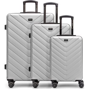 Redolz Essentials 07 3-SET 4 roulettes Set de valises 3 pièces