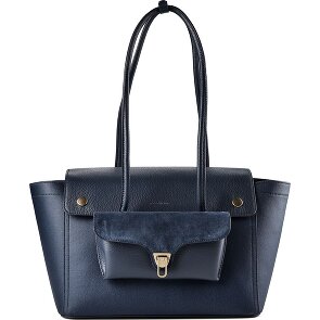 Coccinelle Double Beat Sac à bandoulière Cuir véritable 33 cm