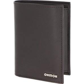 oxmox Leather Porte-monnaie Protection RFID Cuir véritable 10 cm