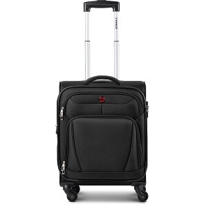 Wenger Beaumont 4 roulettes Trolley de cabine S 54 cm avec soufflet d'extension