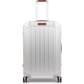 Piquadro Valise cabine à 4 roues en aluminium, 69 cm