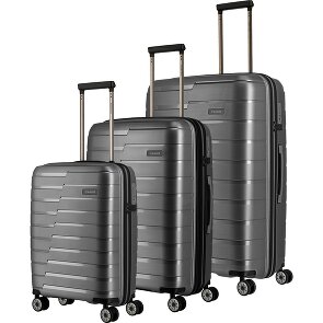Travelite Air Base 4 roues Set de valises 3 pièces avec soufflet d'extension