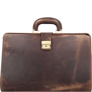 Greenburry Mallette de médecin vintage en cuir 41 cm