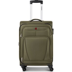 Wenger Beaumont 4 roulettes Trolley M 67 cm avec soufflet d'extension