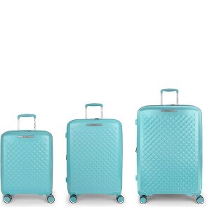 Gabol Queens 4 roues Set de valises 3 pièces avec soufflet d'extension