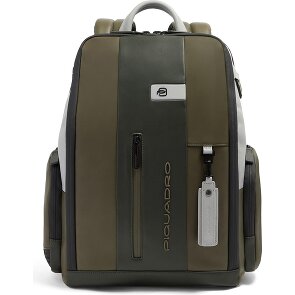 Piquadro Urban Daypack Protection RFID Cuir véritable 46 cm Compartiment ordinateur