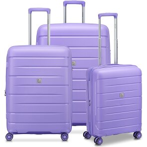 MODO by Roncato Starlight 3.0 4 roulettes Set de valises 3 pièces avec soufflet d'extension