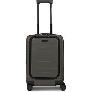 Police London 4 roulettes Trolley de cabine 55 cm Compartiment pour ordinateur portable avec soufflet d'extension