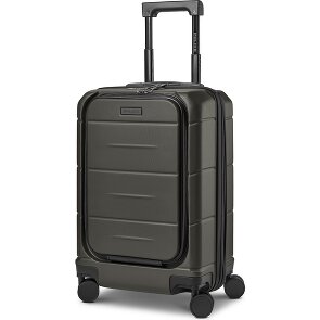 Police London 4 roues Valise cabine 55 cm Compartiment ordinateur avec soufflet d'extension