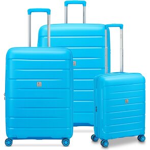 MODO by Roncato Starlight 3.0 4 roulettes Set de valises 3 pièces avec soufflet d'extension