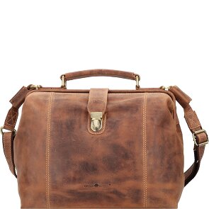 Greenburry Sac à main vintage en cuir 32 cm
