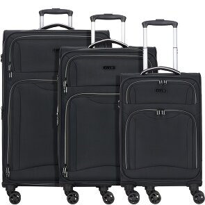 d&n Travel Line 9204 4 roues Set de valises 3 pièces avec soufflet d'extension