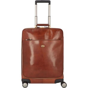 The Bridge Viaggio 4-roues trolley cabine cuir 53 cm
