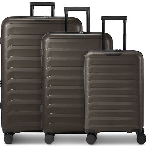 d&n Toronto 4 roulettes Set de valises 3 pièces avec soufflet d'extension