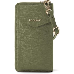 Lazarotti Bologna Leather Zip-Around Porte-monnaie Porte-téléphone en cuir 19 cm