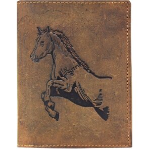 Greenburry Porte-monnaie Vintage Cheval Cuir 9,5 cm