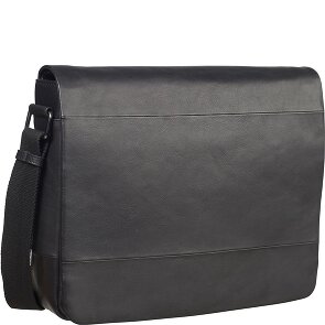 Leonhard Heyden Hamburg Messenger en cuir, 38 cm, compartiment pour ordinateur portable